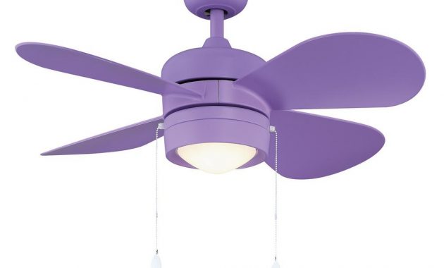 Home Decorators Collection Padgette 36 In Led Purple Ceiling Fan throughout measurements 1000 X 1000