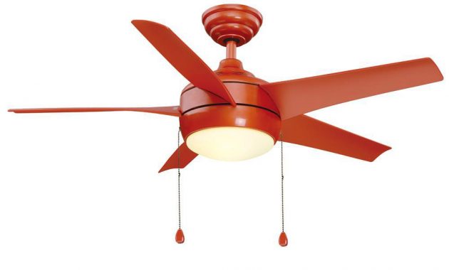 Home Decorators Collection Windward 44 In Led Orange Ceiling Fan for dimensions 1000 X 1000