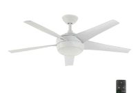 Home Decorators Collection Windward Iv 52 In Led Indoor Matte White intended for dimensions 1000 X 1000