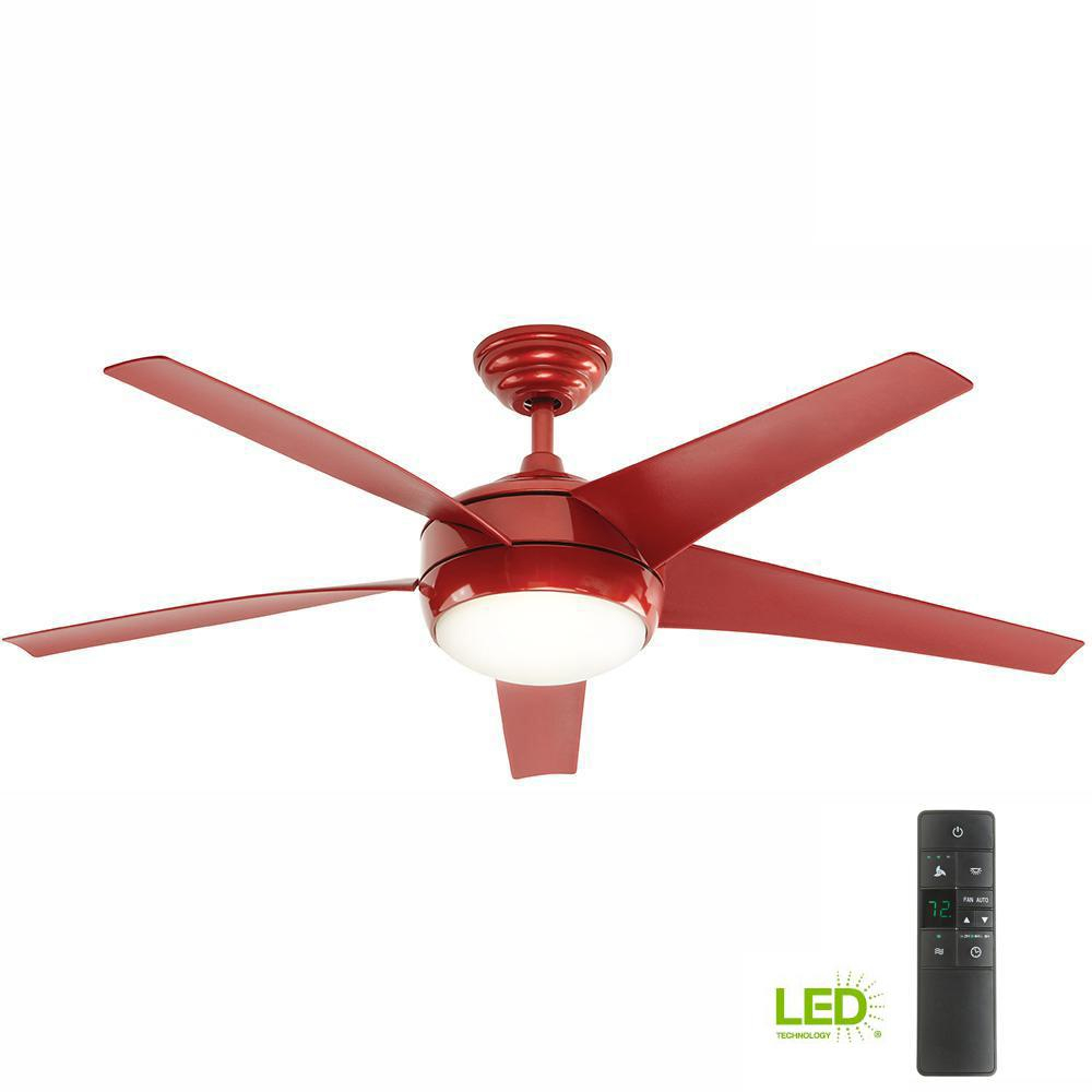 Home Decorators Collection Windward Iv 52 In Led Indoor Red Ceiling inside proportions 1000 X 1000