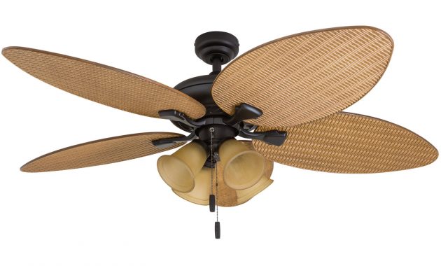 Honeywell 52 Palm Valley Tropical 5 Blade Led Ceiling Fan Reviews within measurements 1500 X 1500