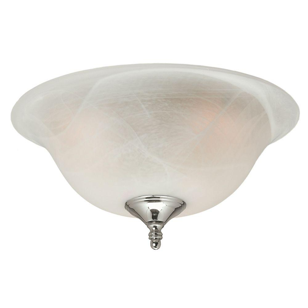 Hunter 2 Light Swirled Marble Dual Use Ceiling Fan Light Kit 28568 within sizing 1000 X 1000