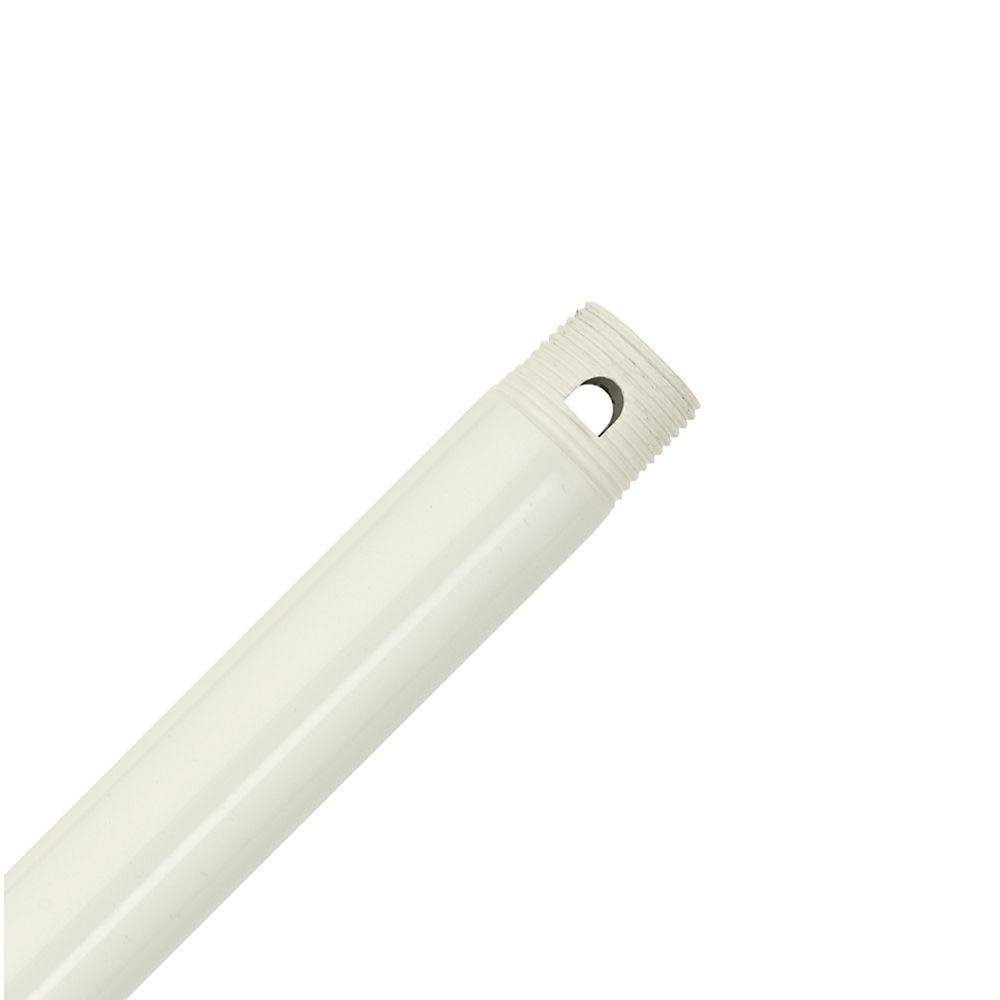 Hunter 24 In Original White Double Threaded Extension Downrod For regarding proportions 1000 X 1000