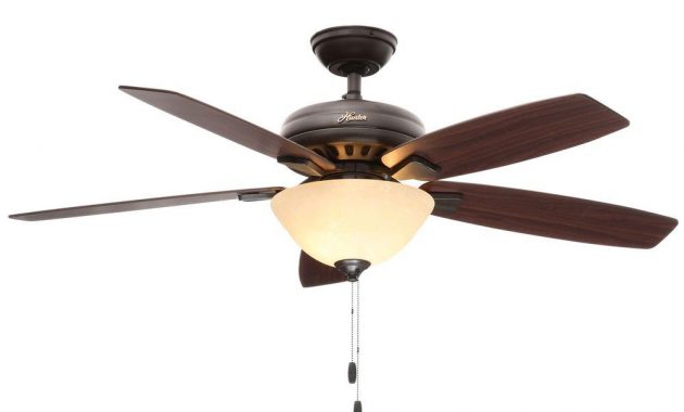 Hunter Banyan 52 In Indoor New Bronze Ceiling Fan With Light 53176 with regard to size 1000 X 1000