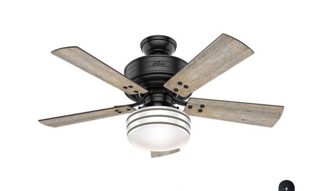 Hunter Cedar Key 44 In Indooroutdoor Matte Black Ceiling Fan With regarding size 1000 X 1000