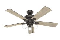 Hunter Crestfield 52 In Led Indoor Noble Bronze Ceiling Fan With 3 throughout sizing 1000 X 1000