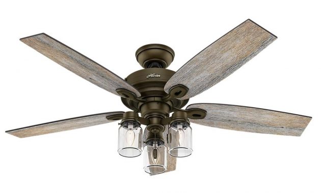 Hunter Crown Canyon 52 In Indoor Regal Bronze Ceiling Fan 53331 in measurements 1000 X 1000