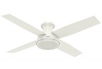 Hunter Dempsey 52 In Fresh White Indoor Flush Mount Ceiling Fan And throughout dimensions 900 X 900