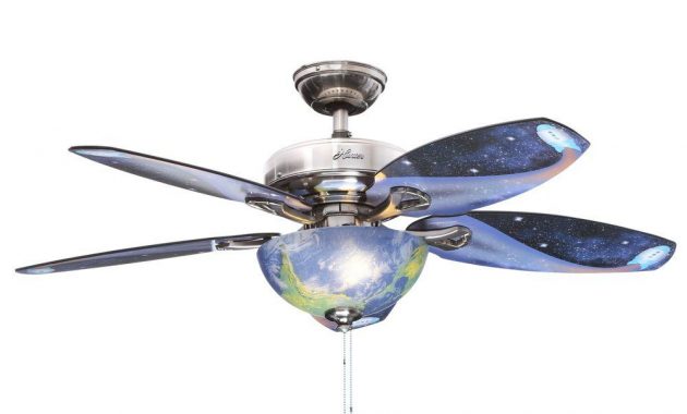 Hunter Discovery 48 In Indoor Brushed Nickel Ceiling Fan With Light regarding dimensions 1000 X 1000