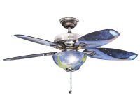 Hunter Discovery 48 In Indoor Brushed Nickel Ceiling Fan With Light regarding sizing 1000 X 1000