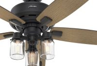 Hunter Fan 52 In Rustic Ceiling Fan With Clear Glass Led Light Kit for measurements 1000 X 1000