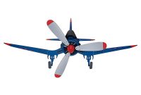 Hunter Fantasy Flyer 48 In Indoor Blue Flush Mount Ceiling Fan in dimensions 1000 X 1000