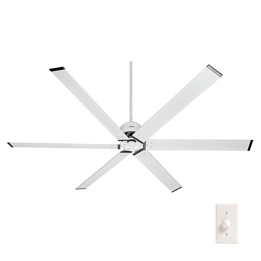 Hunter Hfc 96 96 In Indooroutdoor Fresh White Ceiling Fan With throughout sizing 1000 X 1000