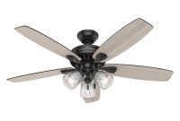 Hunter Highbury Ii 52 In Led Indoor Matte Black Ceiling Fan With inside sizing 1000 X 1000