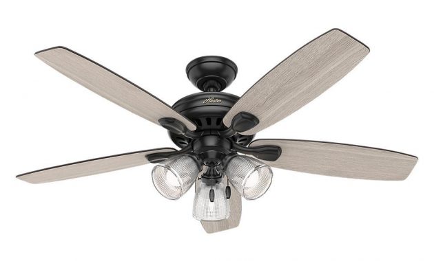 Hunter Highbury Ii 52 In Led Indoor Matte Black Ceiling Fan With inside sizing 1000 X 1000