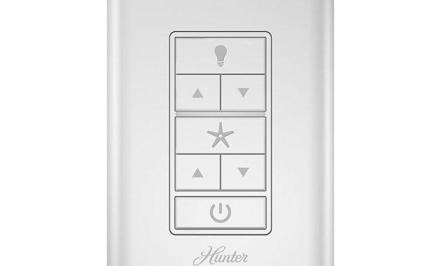 Hunter Indoor White Universal Wall Mount Ceiling Fan Switch 99373 with measurements 1000 X 1000