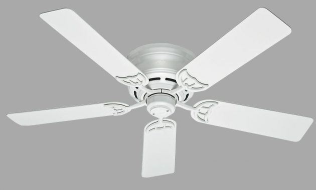 Hunter Low Profile Iii 52 In Indoor White Ceiling Fan 53069 The throughout proportions 1000 X 1000