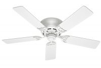 Hunter Low Profile Iii 52 In White Indoor Flush Mount Ceiling Fan 5 throughout measurements 900 X 900