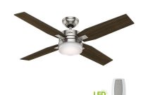 Hunter Mercado 50 In Led Indoor Brushed Nickel Ceiling Fan With intended for dimensions 1000 X 1000