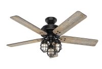 Hunter Port Isabel 52 In Led Indooroutdoor Matte Black Ceiling Fan inside proportions 1000 X 1000