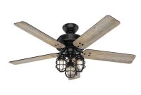 Hunter Port Isabel 52 In Led Indooroutdoor Matte Black Ceiling Fan with measurements 1000 X 1000