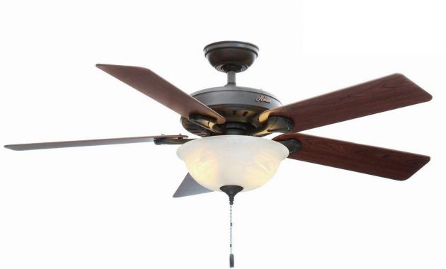 Hunter Pros Best Five Minute 52 In Indoor New Bronze Ceiling Fan for proportions 1000 X 1000