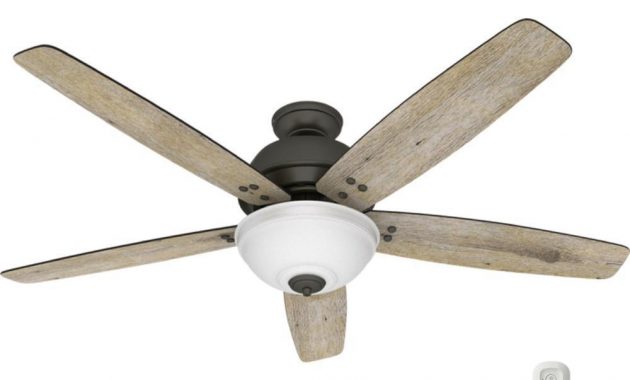 Hunter Reveille 60 In Led Indoor Noble Bronze Ceiling Fan With throughout measurements 1000 X 1000