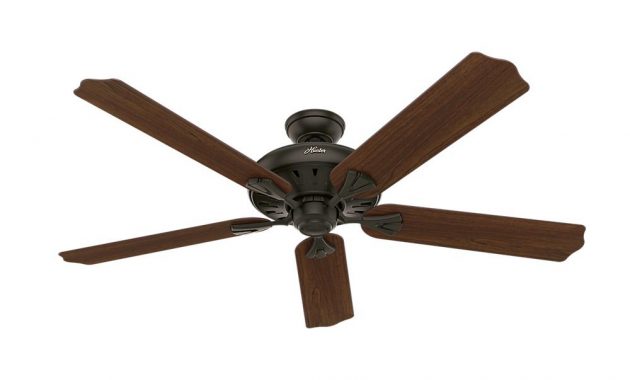 Hunter Royal Oak 60 In Indoor New Bronze Ceiling Fan With Remote regarding dimensions 1000 X 1000