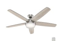 Hunter Salido 60 In Led Indoor Brushed Nickel Ceiling Fan With intended for dimensions 1000 X 1000