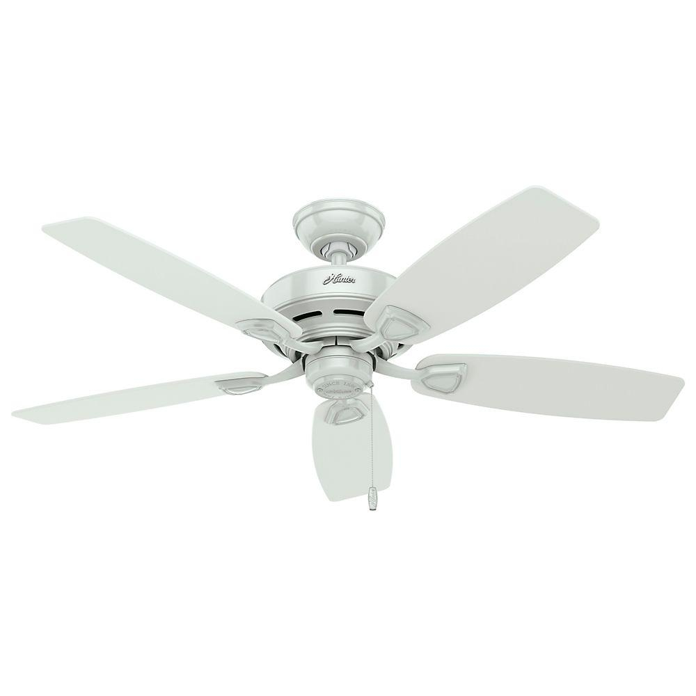 Hunter Sea Wind 48 In Indooroutdoor White Ceiling Fan 53350 The with proportions 1000 X 1000