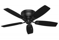 Hunter Sea Wind 48 In Matte Black Indooroutdoor Flush Mount Ceiling intended for sizing 900 X 900