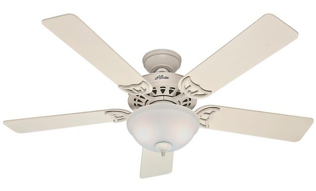 Hunter Sonora 52 In Indoor White Ceiling Fan French Vanilla With regarding proportions 1000 X 1000