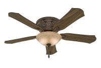 Hunter Viente 52 In Indoor Roman Bronze Flushmount Ceiling Fan With with regard to proportions 1000 X 1000