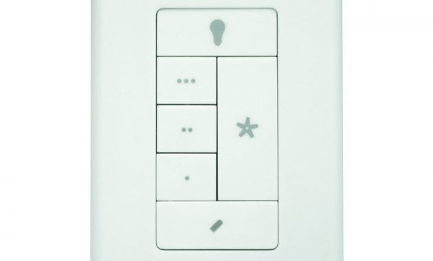 Hunter White Wall Mount Universal Ceiling Fan Remote Control At pertaining to sizing 900 X 900