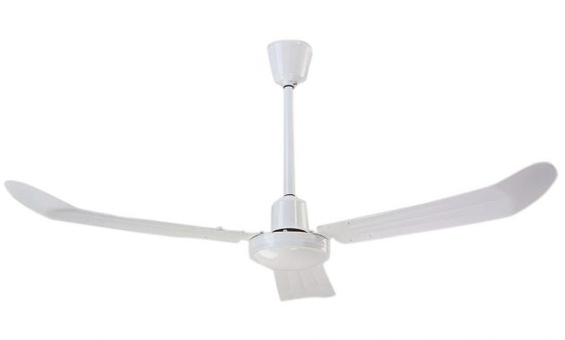 Industrial 56 In Cord And Plug Non Reversible White Cp Ceiling Fan inside measurements 1000 X 1000