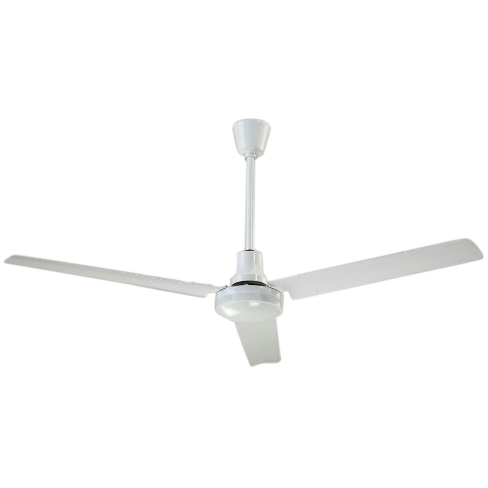 Industrial 56 In White High Performance Indooroutdoor Ceiling Fan for dimensions 1000 X 1000