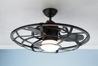 Industrial Cage Ceiling Fan Fun Whimsical Surprising Products with regard to sizing 1200 X 1200