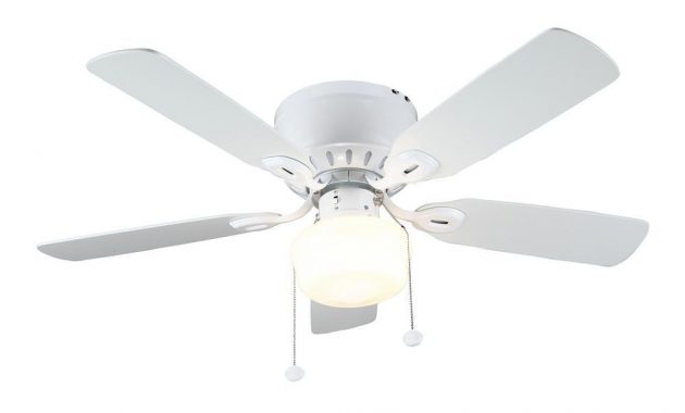 Kennesaw 42 In Led Indoor White Ceiling Fan With Light Kit Uc42v Wh pertaining to dimensions 1000 X 1000