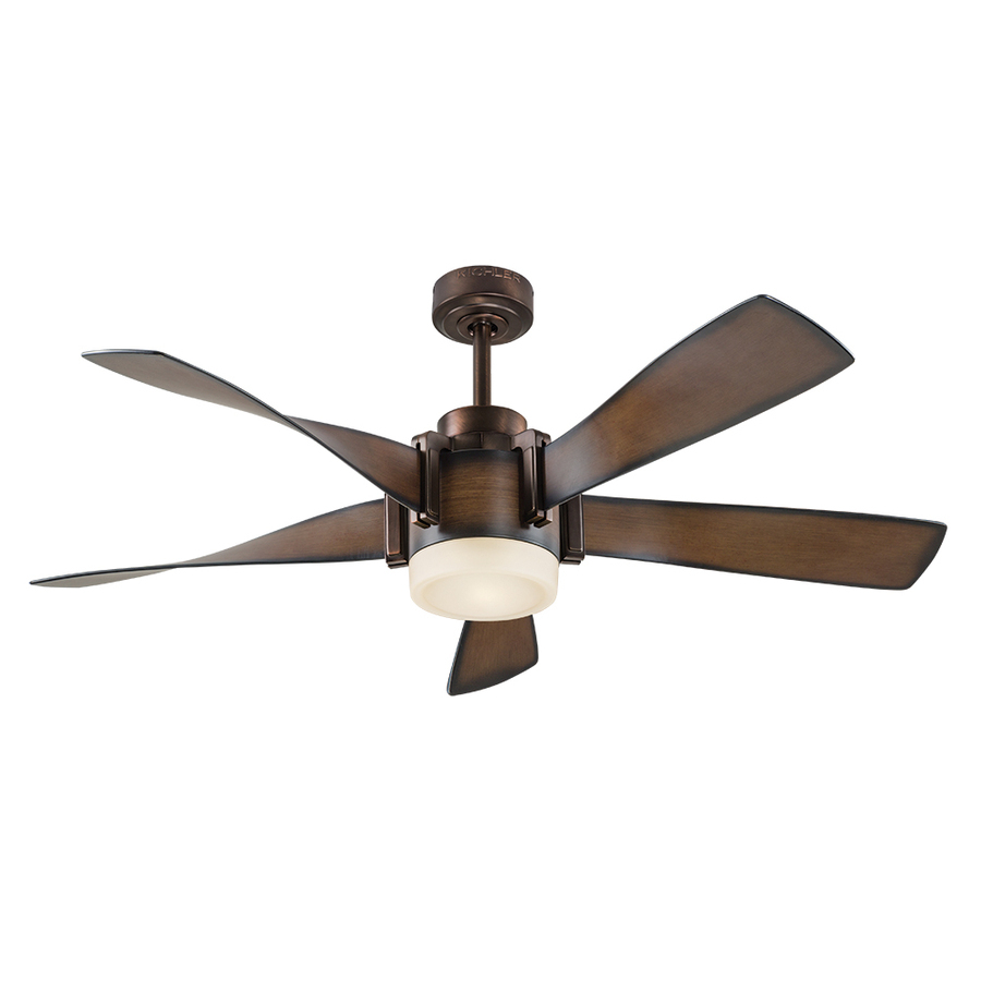 Kichler 52 In Led Indoor Downrod Ceiling Fan With Light Kit And pertaining to dimensions 900 X 900