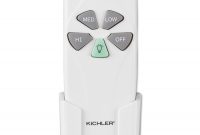 Kichler White Handheldwall Mount Universal Ceiling Fan Remote in proportions 900 X 900