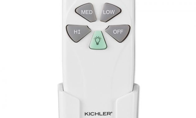 Kichler White Handheldwall Mount Universal Ceiling Fan Remote in proportions 900 X 900