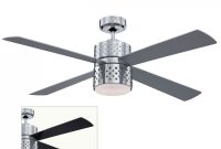 Lenerco Dc Motor Ceiling Fan 122cm 72599 Graphite Chrome Silver intended for proportions 1000 X 1000