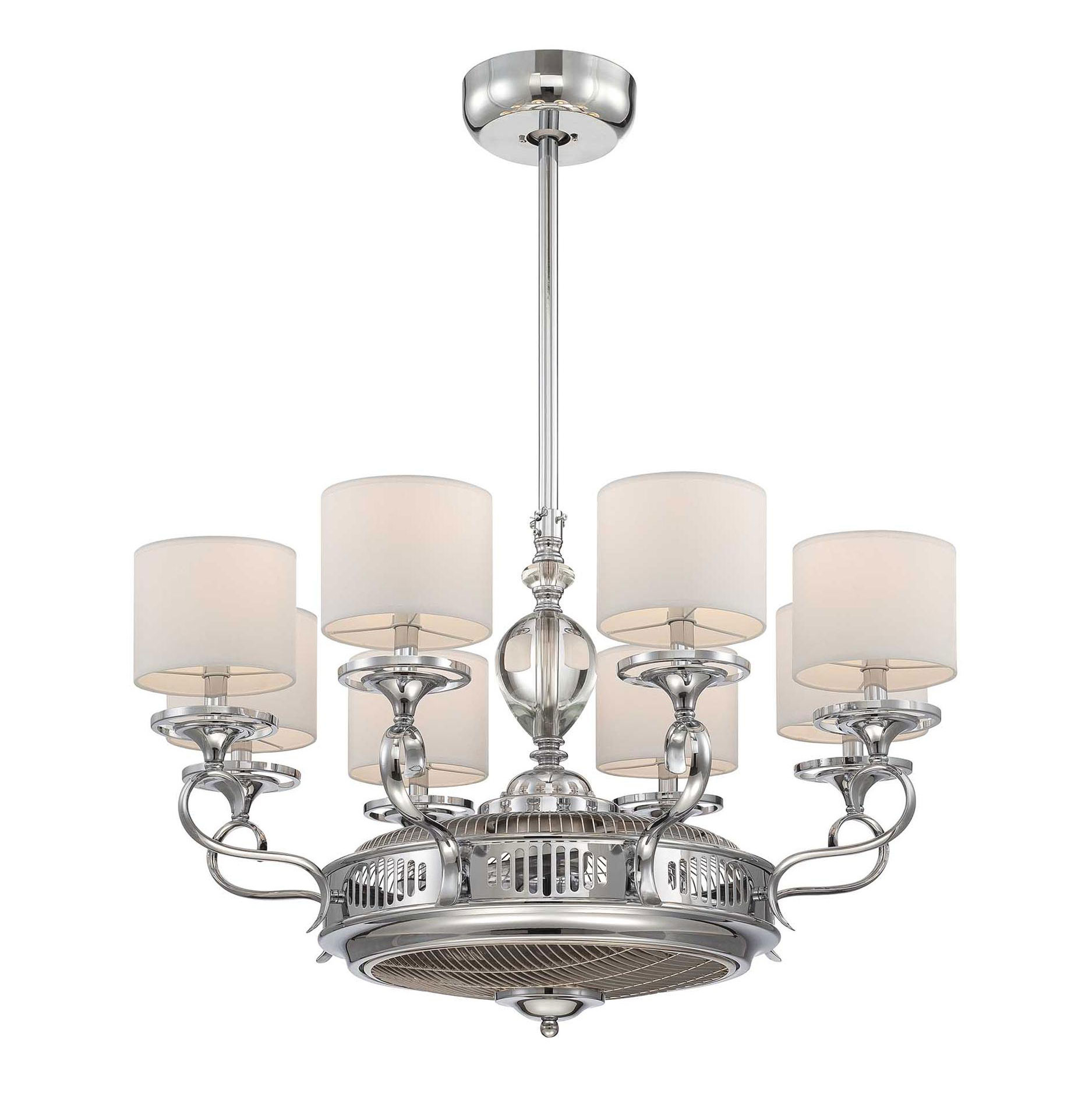 Levantara Chandelier Ceiling Fan With Light Savoy House 34 327 pertaining to size 1875 X 1888