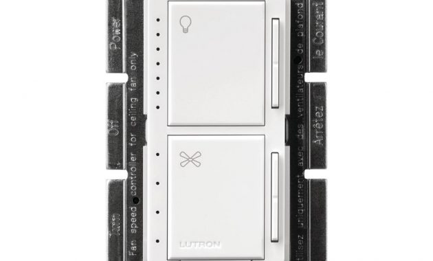 Lutron Maestro Fan Control And Light Dimmer For Dimmable Leds with regard to proportions 1000 X 1000