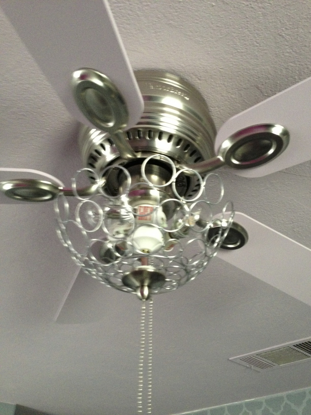 Master Bedroom Ceiling Fan Bling My Crazy Diy Adventures intended for measurements 1224 X 1632