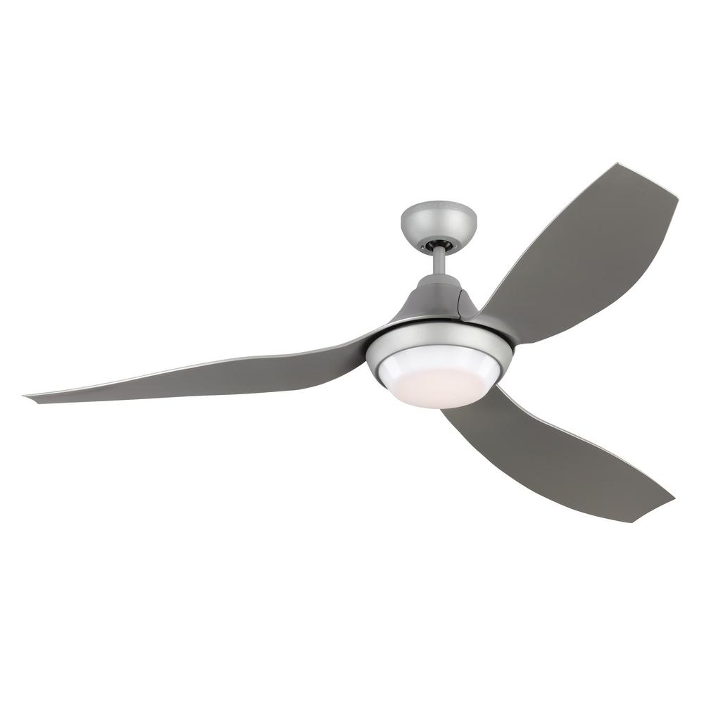 Monte Carlo Avvo 56 In Led Indooroutdoor Grey Ceiling Fan With intended for dimensions 1000 X 1000