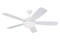 Monte Carlo Discus 52 In Indoor White Ceiling Fan With Light Kit intended for dimensions 1000 X 1000