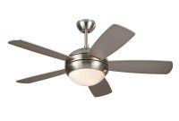 Monte Carlo Discus Ii 44 In Indoor Brushed Steel Ceiling Fan With intended for size 1000 X 1000