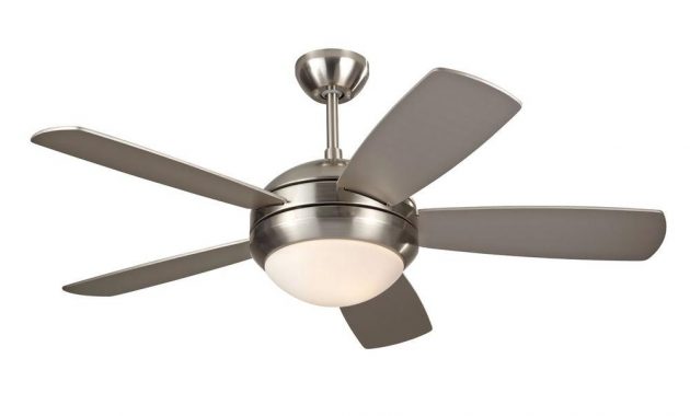 Monte Carlo Discus Ii 44 In Indoor Brushed Steel Ceiling Fan With intended for size 1000 X 1000