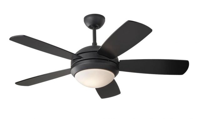 Monte Carlo Discus Ii 44 In Indoor Matte Black Ceiling Fan With inside size 1000 X 1000